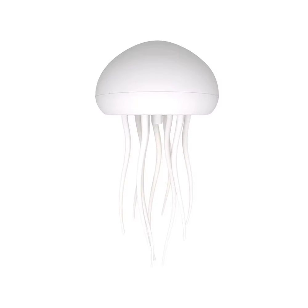 Cute Jellyfish LED Night Light – Rechargeable, Voice-Controlled Dancing Legs, RGB Bedside Lamp, Bluetooth Speaker & Humidifie